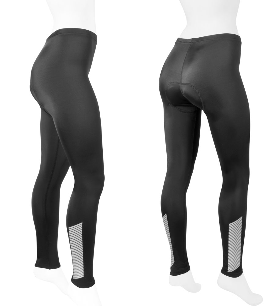 Women's 3M Reflective Scotchlite Padded Slasher Tights