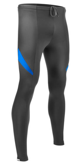 aero tech designs men's blue supplex tights