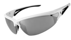 white wrap cycling eyewear