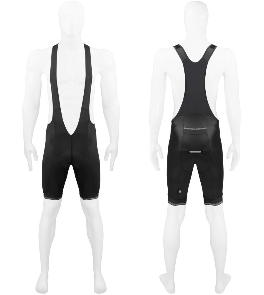 Men's Voyager Cycling Bib-Short Back and Front View