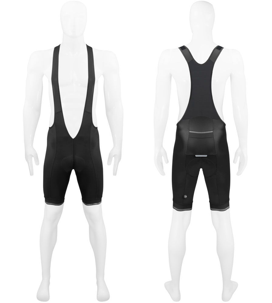 Men's Voyager Cycling Bib-Short Men's Voyager Cycling Bib-Short Back and Front View
