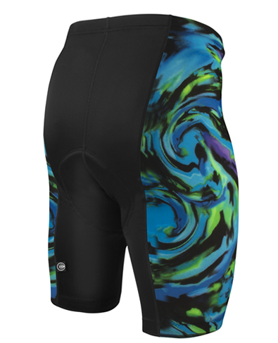 mens print bike short