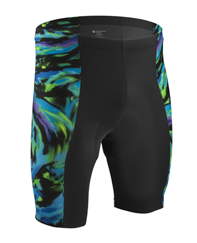 mens blue wave shorts