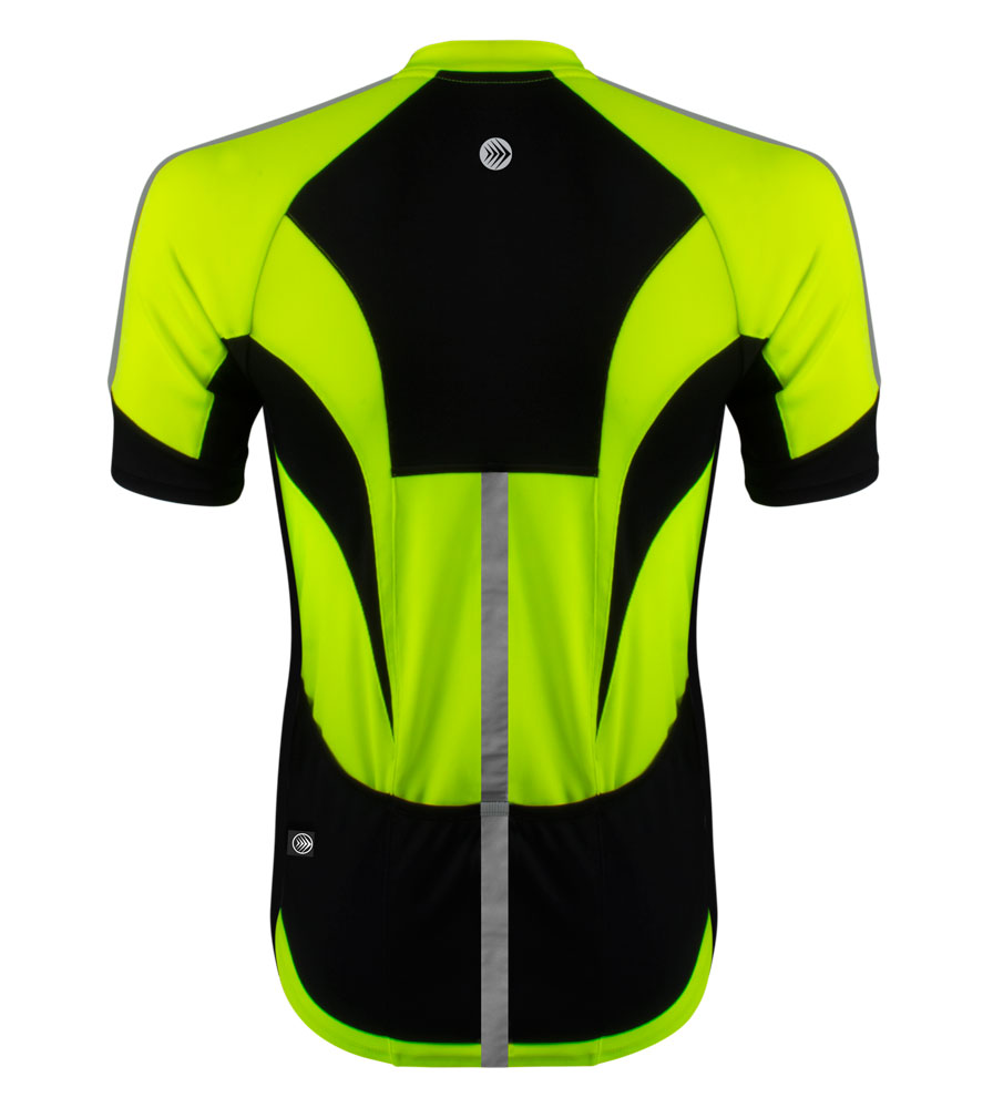 pace cycling jersey 360 degree reflective and high vis 12