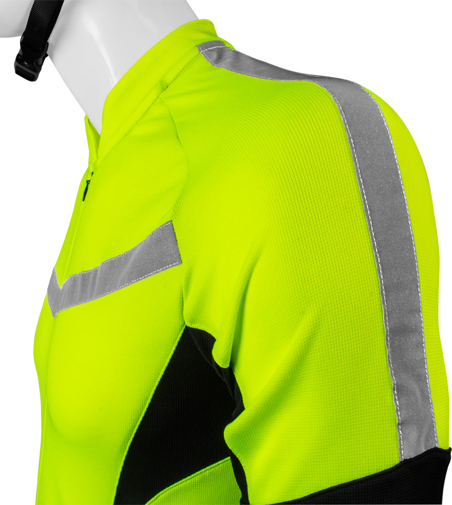 High Vis Reflective Cycling Jersey Made for Visibility and Safety