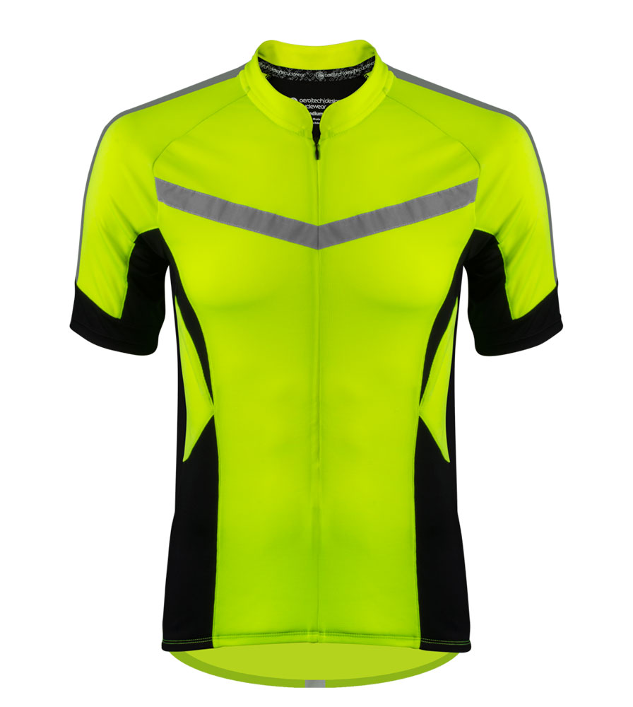 Men's Coolmax Cycling Jersey & Bib Shorts Set - Reflective & Padded For Road Biking