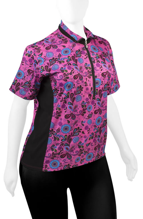 Plus size Pink Paisley top