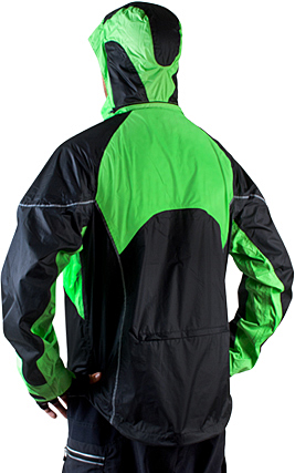 visibility waterproof cycle coat