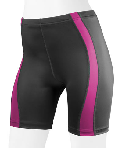 Women's Aero Classic Color Padded Bike Shorts - Made in USA